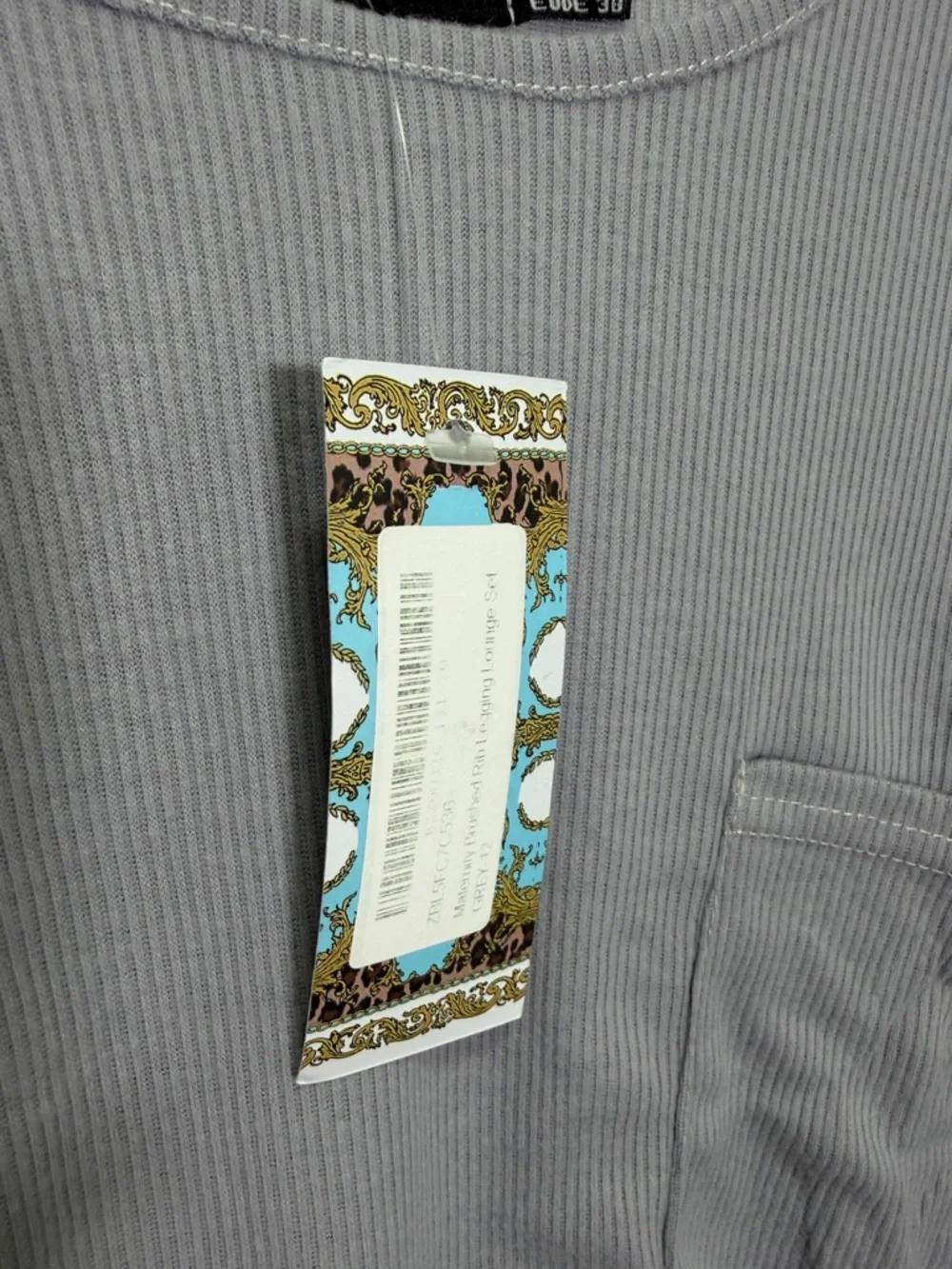 Maternity Brushed Rib Legging Lounge Set - Picture 2 of 5